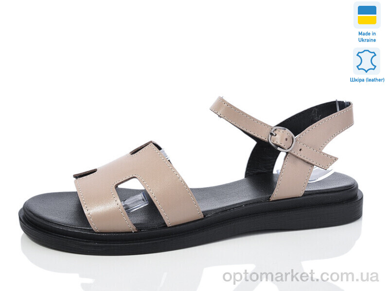 Купить Босоніжки жіночі 56 капучино к. батал Sali коричневий, фото 1