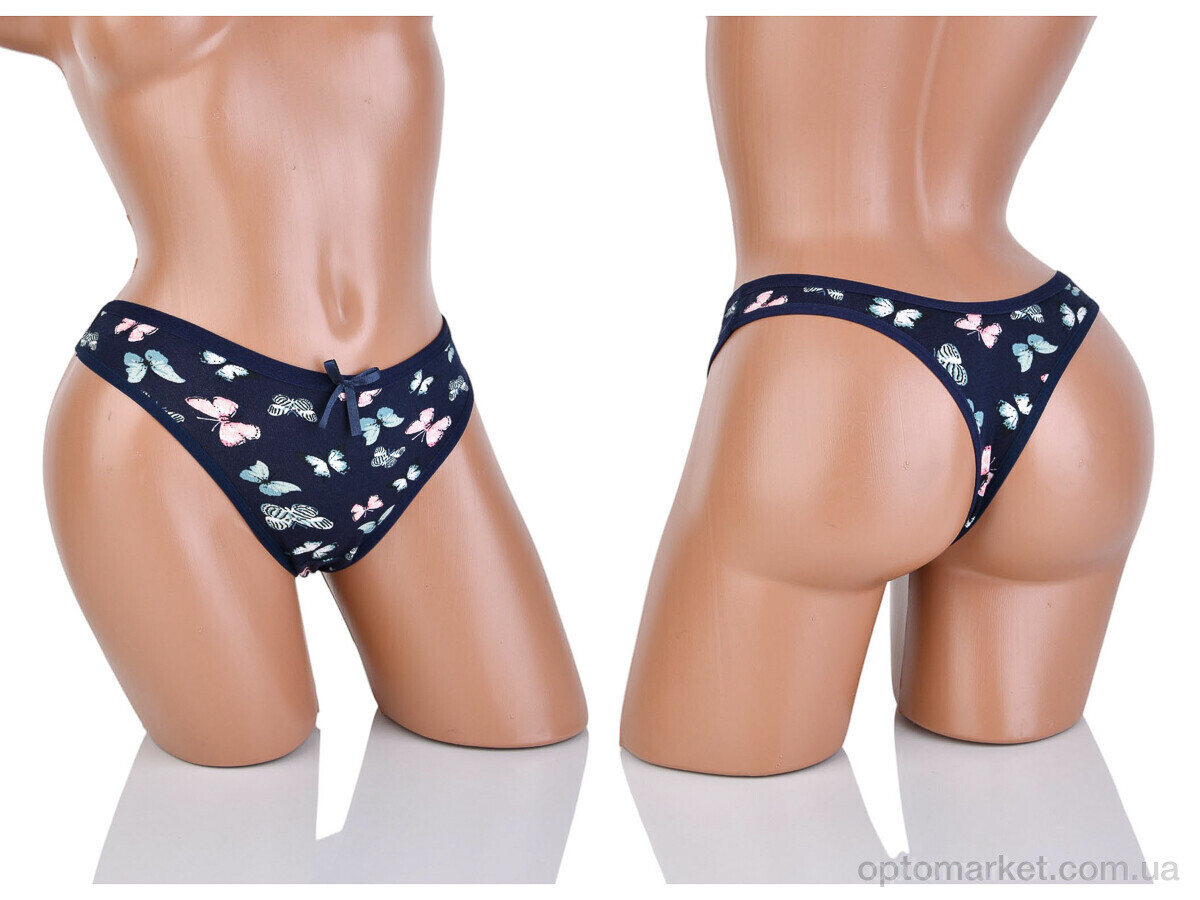 Купить Трусы жіночі 5600-3 navy (M; L; XL) Miss Emma синій, фото 3