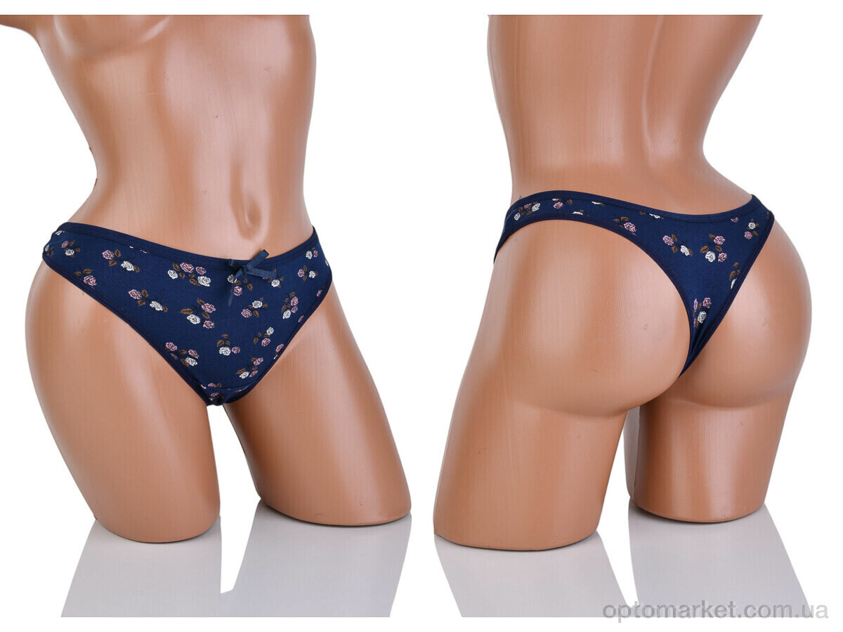 Купить Трусы жіночі 5600-4 navy (M; L; XL) Miss Emma синій, фото 3
