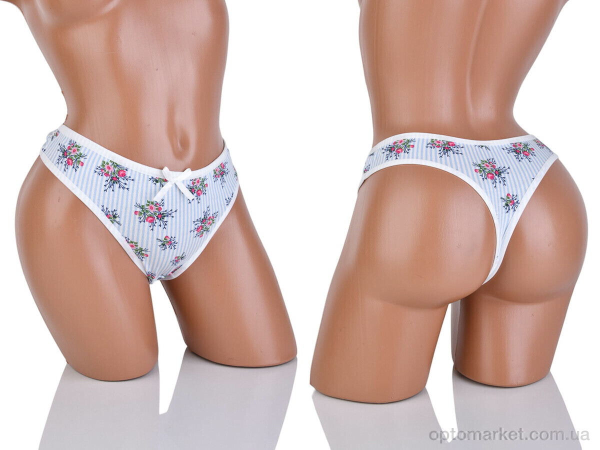 Купить Трусы жіночі 5600-6 l.blue (M; L) Miss Emma блакитний, фото 3