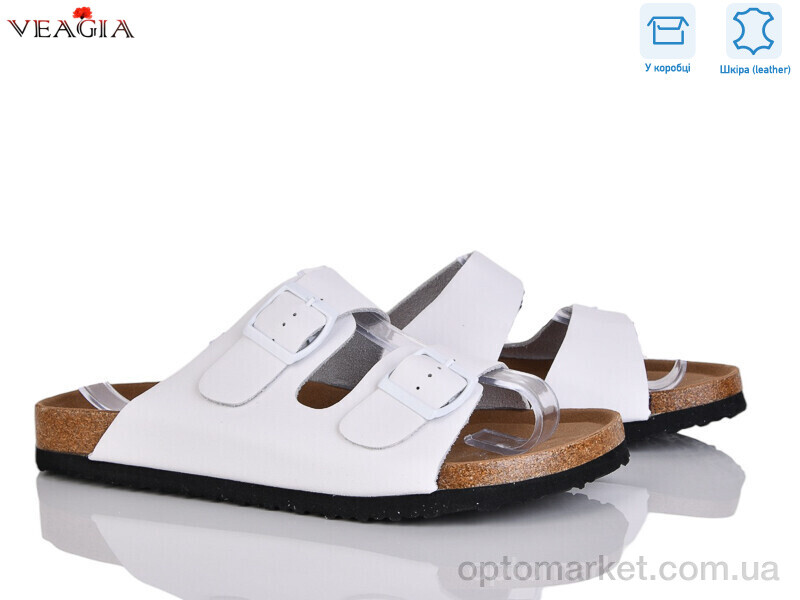 Купить Шльопанці жіночі 5601-2 FAN білий, фото 1