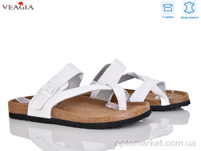 Купить Шльопанці жіночі 5602-2 FAN білий, фото 1