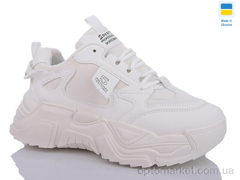 Купить Кросівки жіночі 5605-4 Swin білий, фото 1