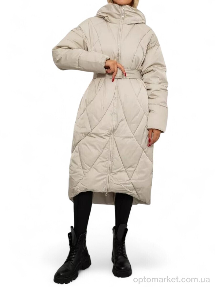 Купить Куртка жіночі 5618 св.бежевий Massmag бежевий, фото 1