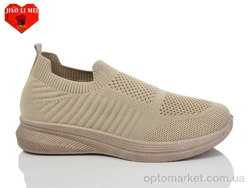 Купить Кросівки жіночі 567-5 Jiao Li Mei бежевий, фото 1