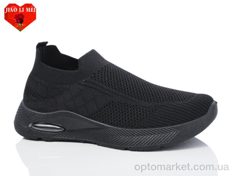 Купить Кросівки жіночі 568-1 Jiao Li Mei чорний, фото 1