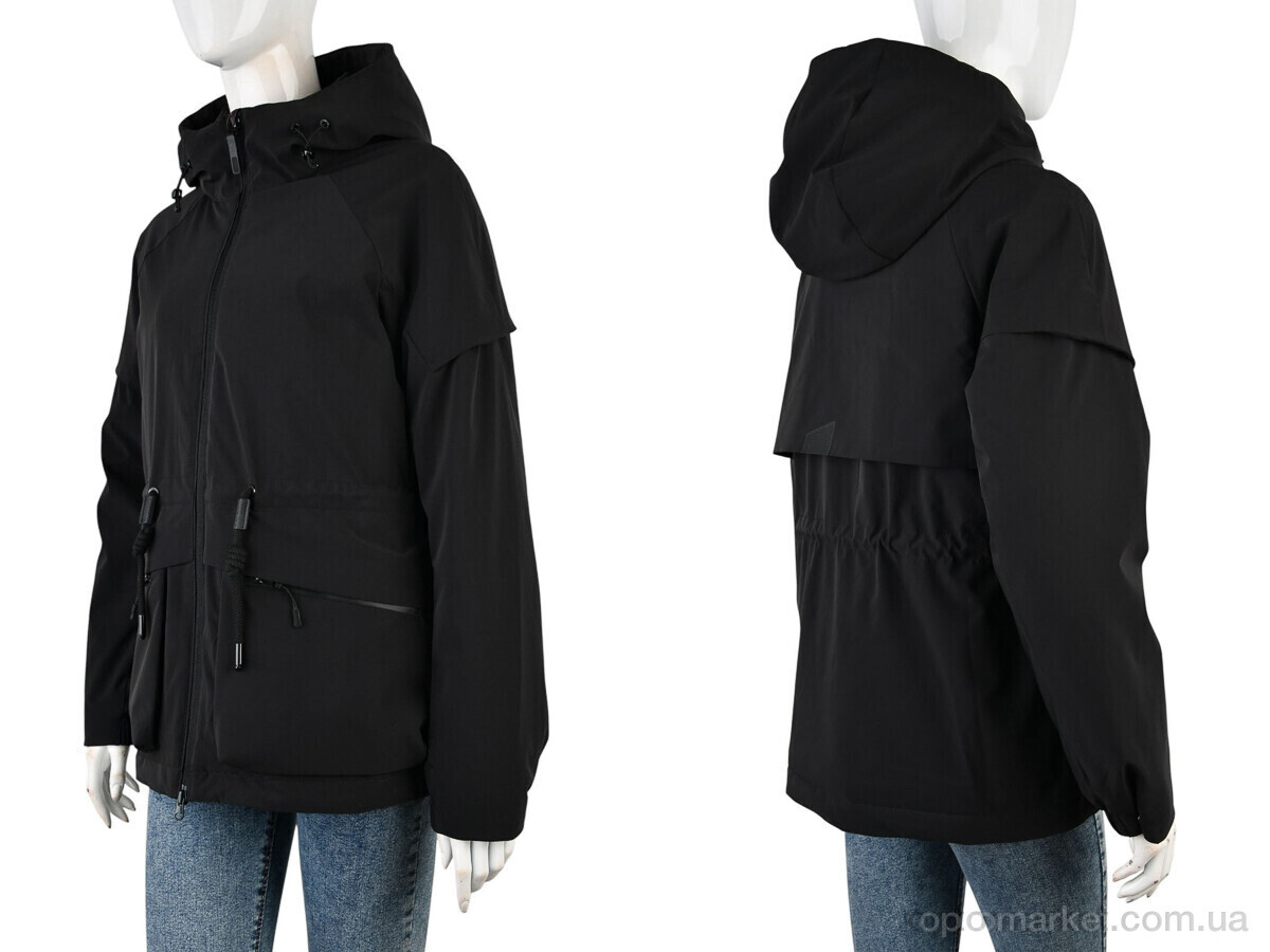 Купить Куртка жіночі 570-1 black FineBabyCat чорний, фото 3