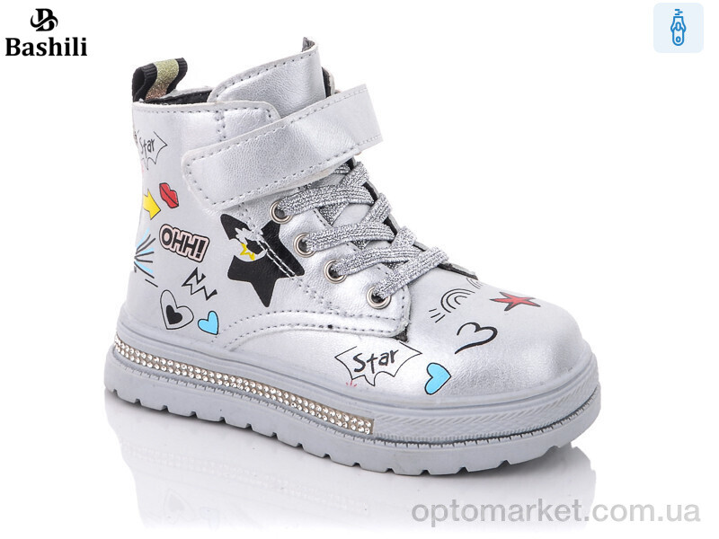 Купить Черевики дитячі 5700-08 Башили срібний, фото 1