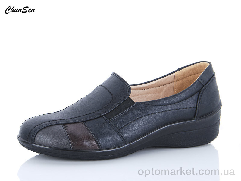 Купить Туфлі жіночі 57103-9 Chunsen чорний, фото 1