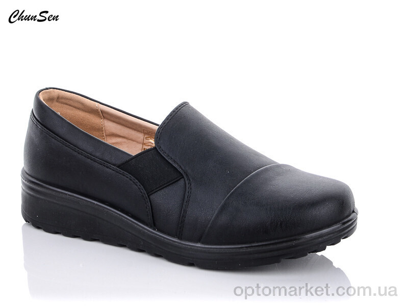 Купить Туфлі жіночі 57157-1 Chunsen чорний, фото 1