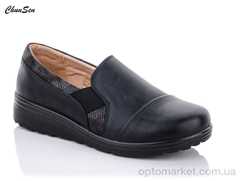 Купить Туфлі жіночі 57157-9 Chunsen чорний, фото 1