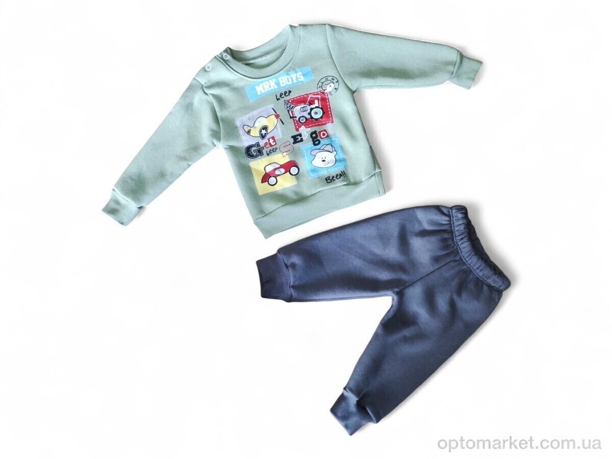 Купить Комплекти дитячі дитячі 572 фісташковий реглан-штани Marki Bebe зелений, фото 1