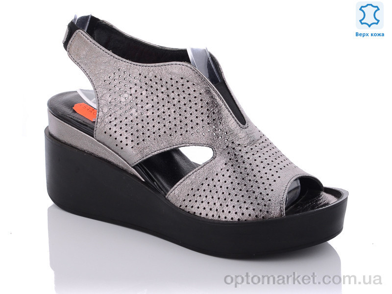 Купить Босоніжки жіночі 57200 gun Viva Star графіт, фото 1