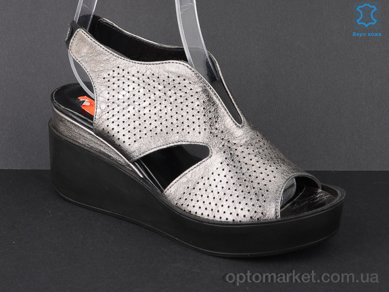 Купить Босоніжки жіночі 57200 gun Viva Star графіт, фото 2