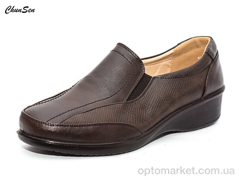 Купить Туфлі жіночі 57202-2 Chunsen коричневий, фото 1
