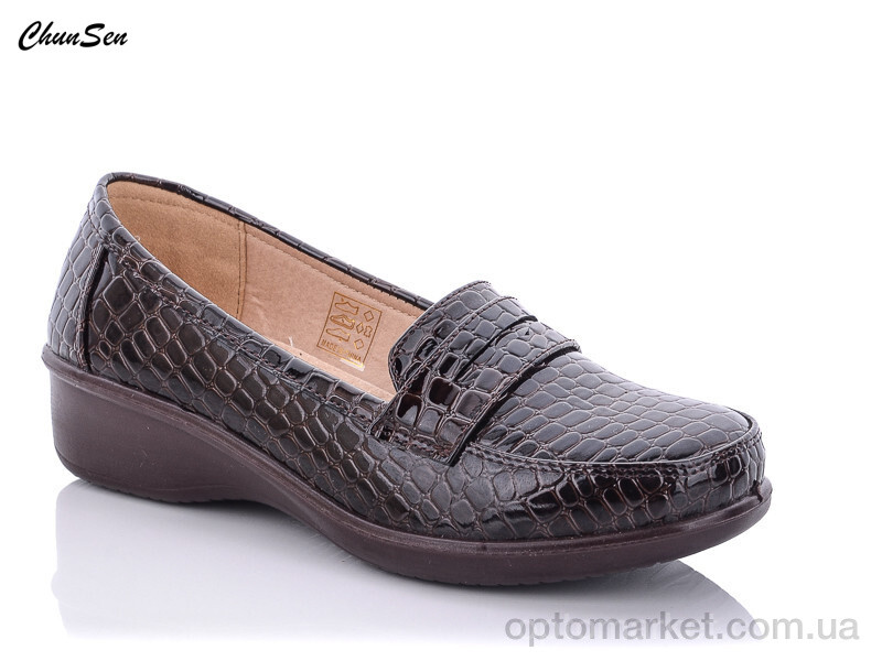 Купить Туфлі жіночі 57212-2 Chunsen коричневий, фото 1