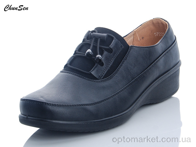 Купить Туфлі жіночі 57225D-1 Chunsen чорний, фото 1