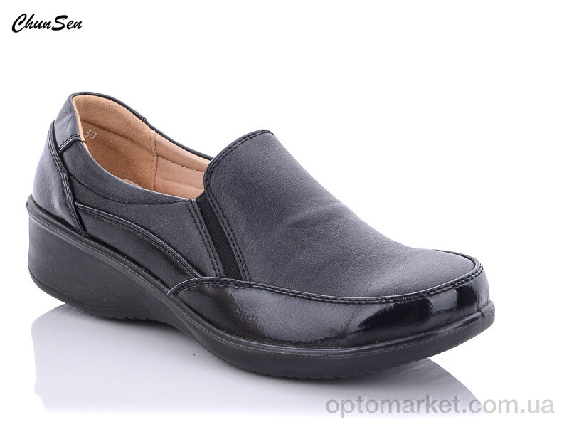 Купить Туфлі жіночі 57226-9 Chunsen чорний, фото 1