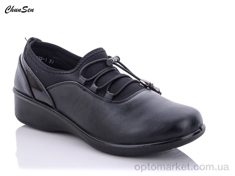 Купить Туфлі жіночі 57235-1 Chunsen чорний, фото 1