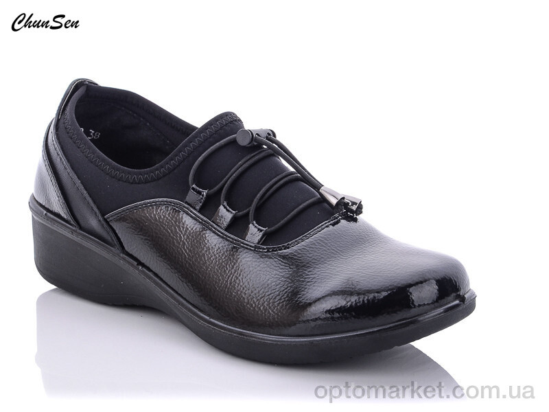 Купить Туфлі жіночі 57235-9 Chunsen чорний, фото 1