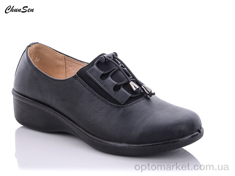 Купить Туфлі жіночі 57236-1 Chunsen чорний, фото 1
