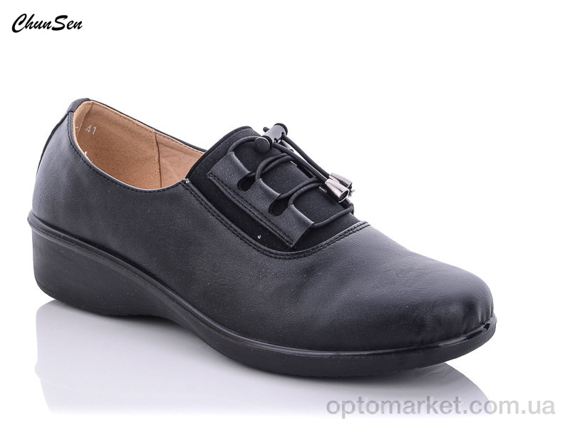 Купить Туфлі жіночі 57236D-1 Chunsen чорний, фото 1