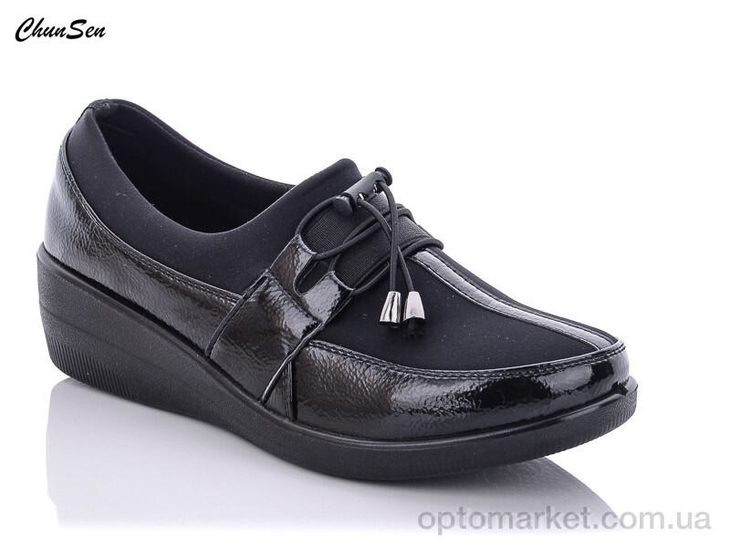 Купить Туфлі жіночі 57319-9 Chunsen чорний, фото 1
