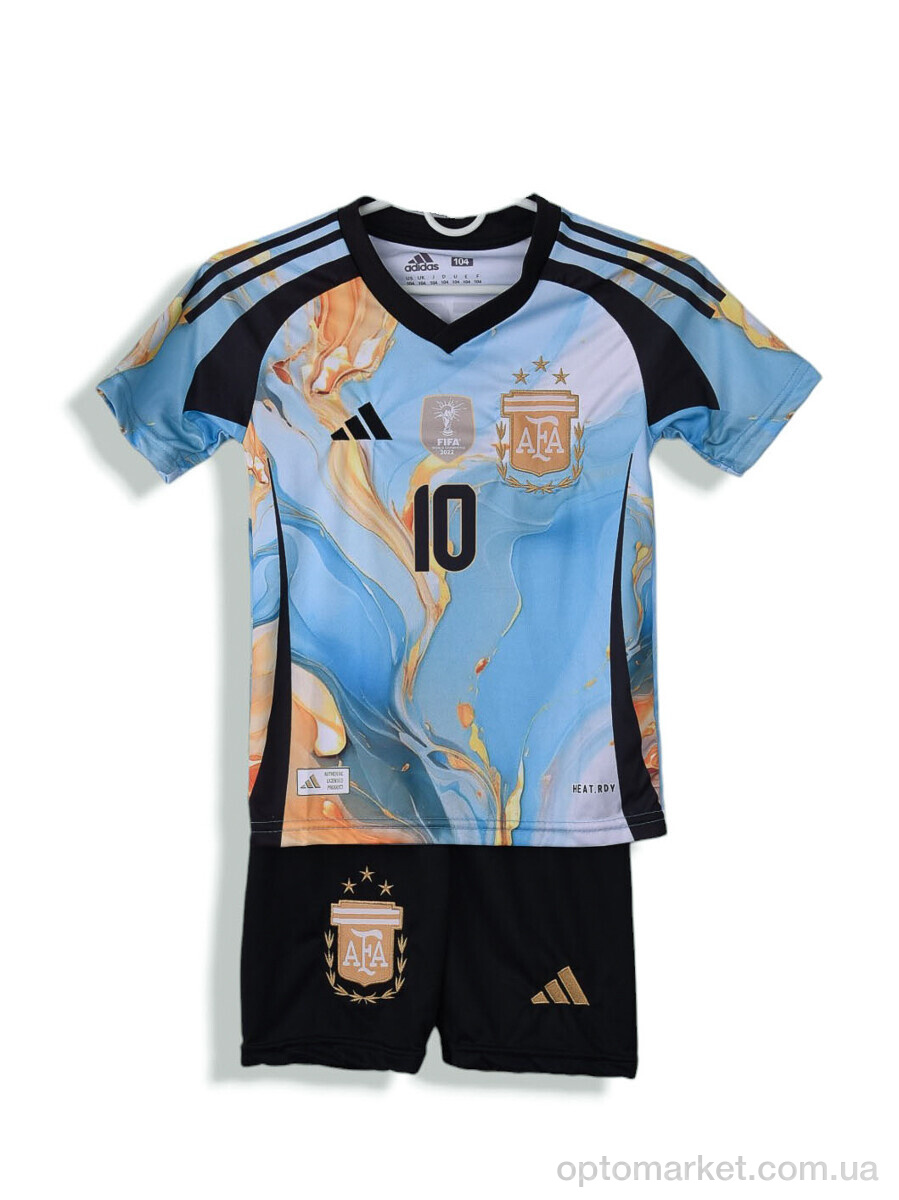 Купить Спортивний костюм дитячі 574 Messi блакитний A.idas блакитний, фото 2