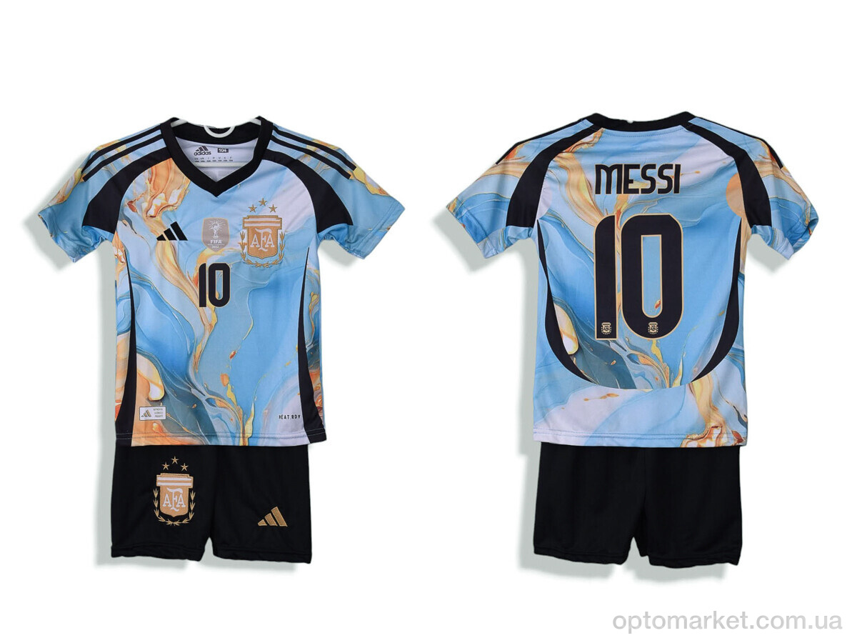 Купить Спортивний костюм дитячі 574 Messi блакитний A.idas блакитний, фото 4