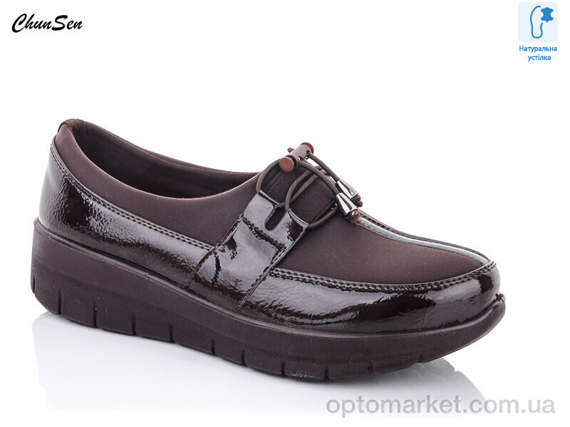 Купить Туфлі жіночі 57509-2 Chunsen коричневий, фото 1