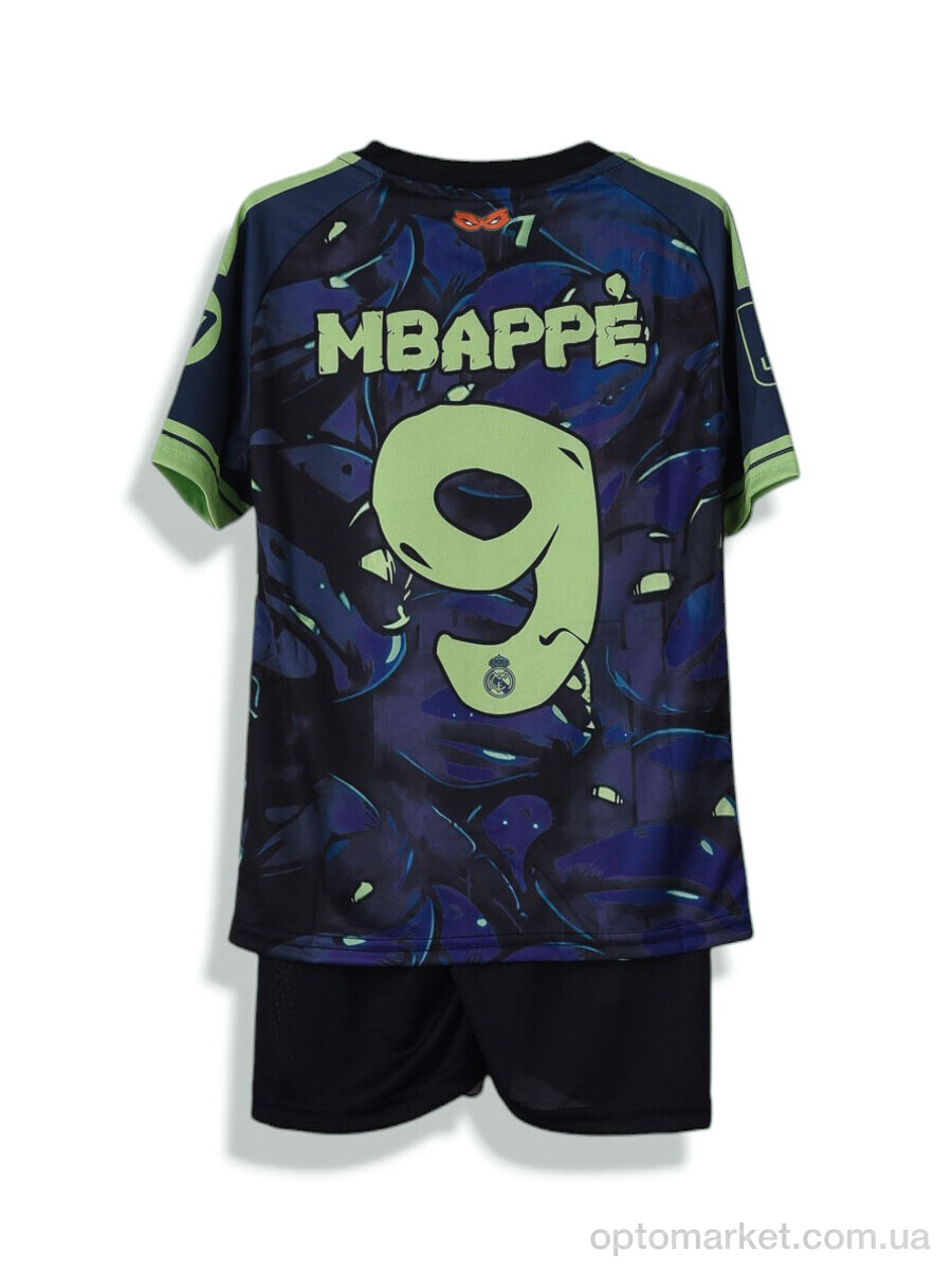 Купить Спортивний костюм дитячі 577 MBAPPE синьо-зелений A.idas синій, фото 3