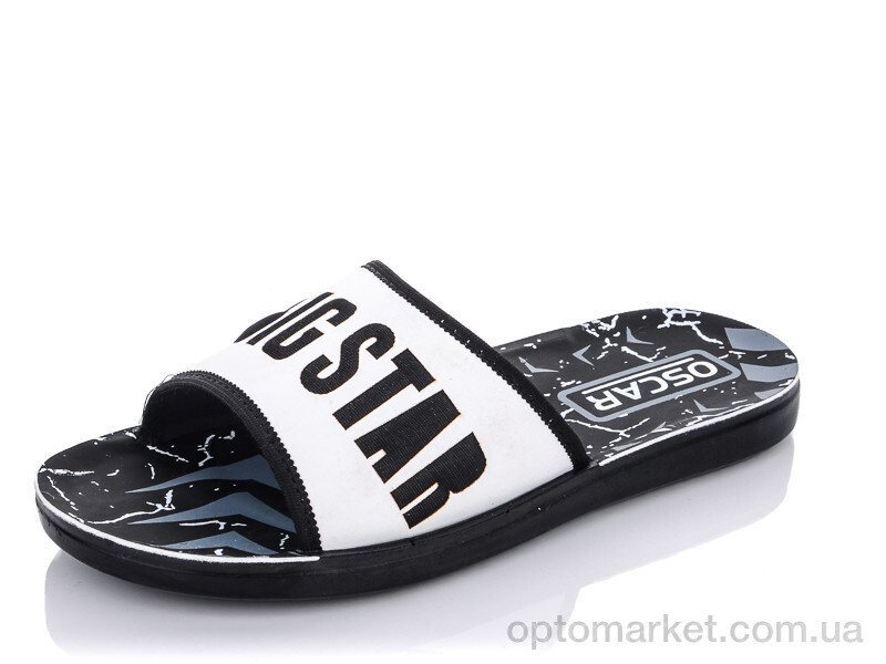 Купить Шльопанці чоловічі 58-2 белый Oscar білий, фото 1