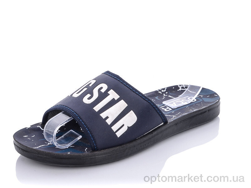 Купить Шльопанці чоловічі 58-2 синий Oskar синій, фото 1