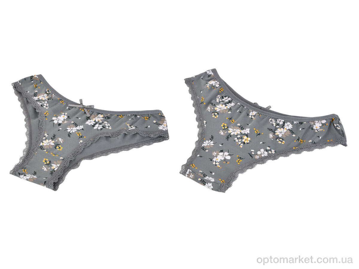 Купить Трусы жіночі 5800-9 grey (2XL, 4XL) Miss Emma сірий, фото 3