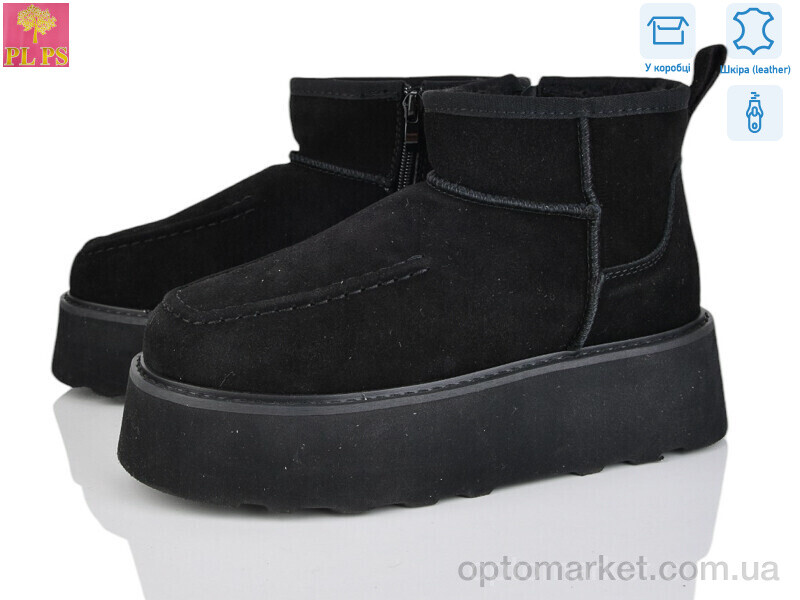 Купить Уги жіночі 5807-2 PLPS чорний, фото 1