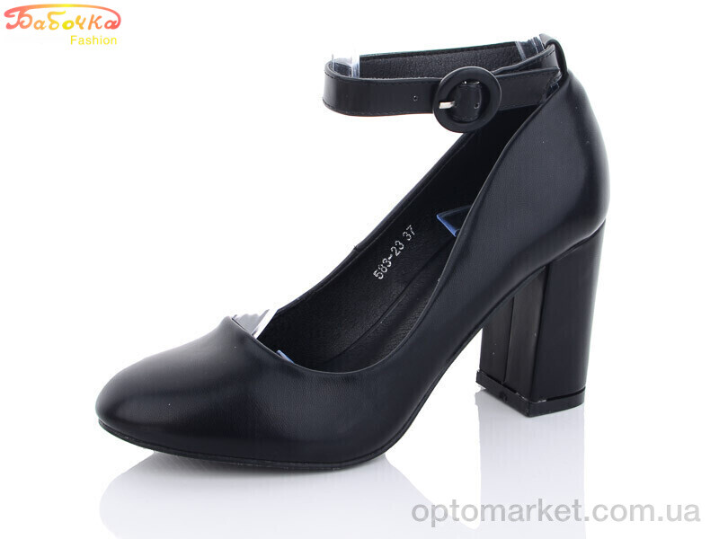 Купить Туфлі жіночі 583-23 Kanuchun чорний, фото 1