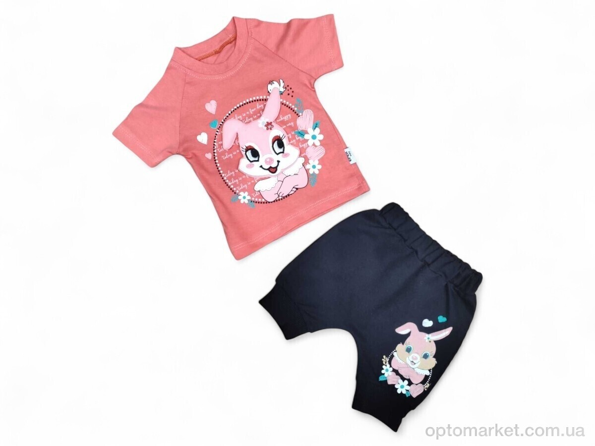 Купить Костюм дитячі 58301 кораловий Eren Baby рожевий, фото 1