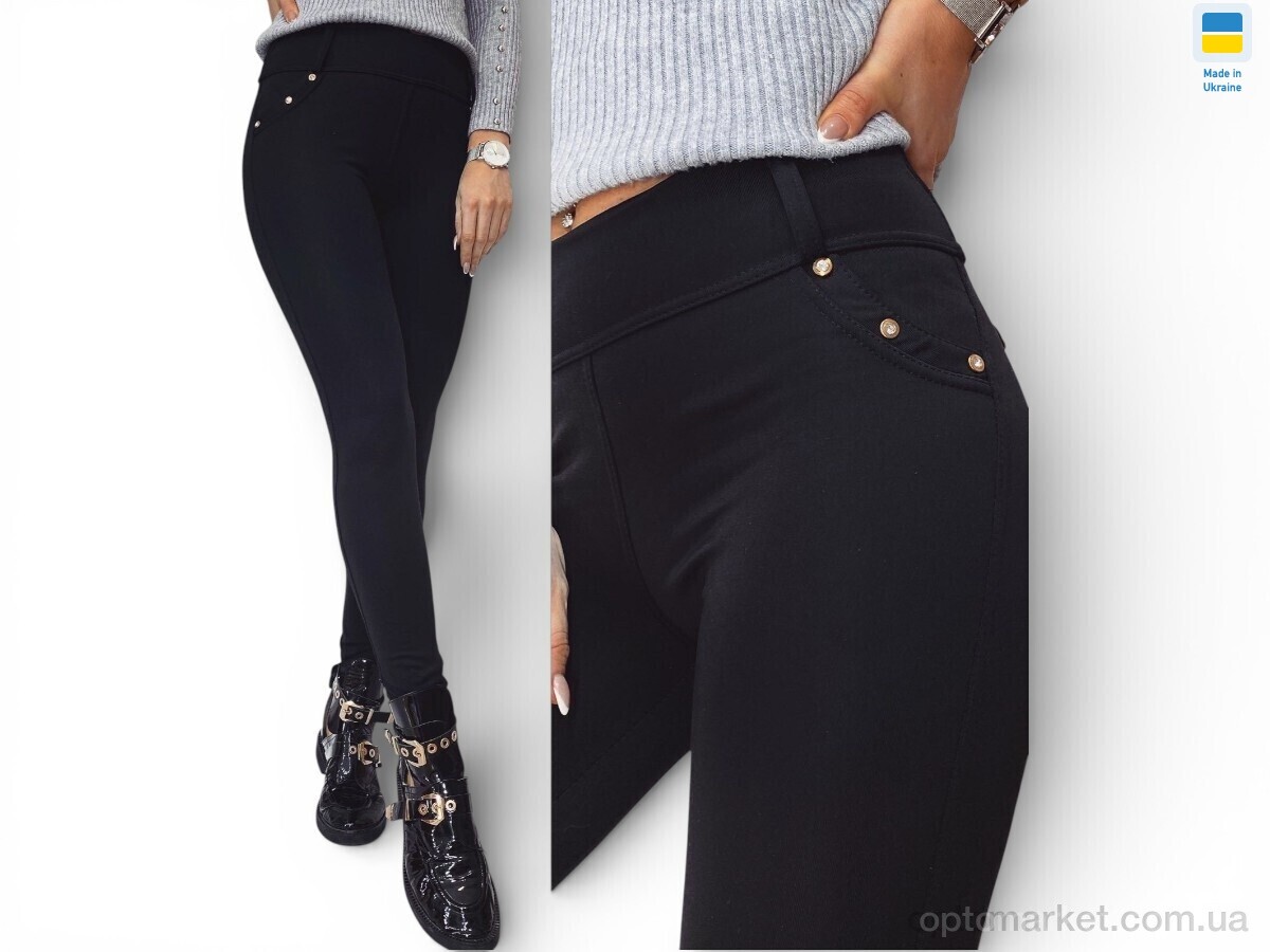 Купить Лосини жіночі 5852 чорний Sport style чорний, фото 1