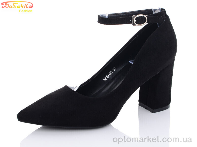 Купить Туфлі жіночі 586-65 Kanuchun чорний, фото 1