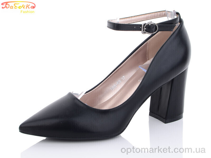 Купить Туфлі жіночі 586-69 Kanuchun чорний, фото 1