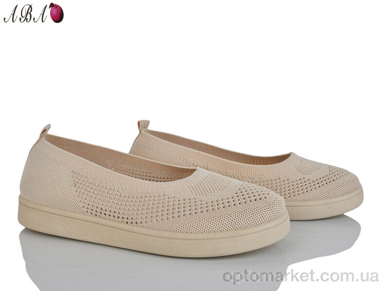 Купить Балетки жіночі 5863-1-2 Aba бежевий, фото 1