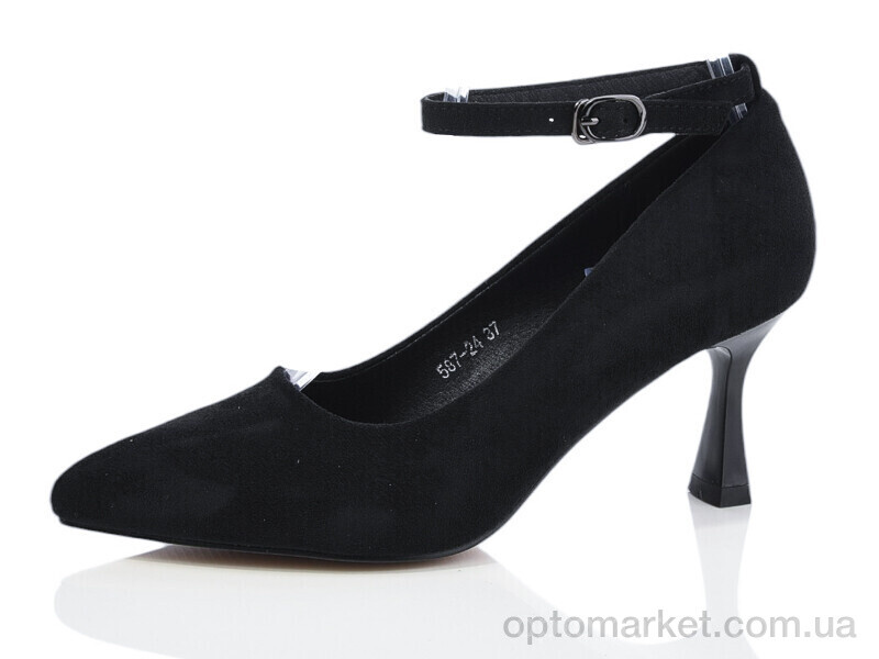 Купить Туфлі жіночі 587-24 Kanuchun чорний, фото 1