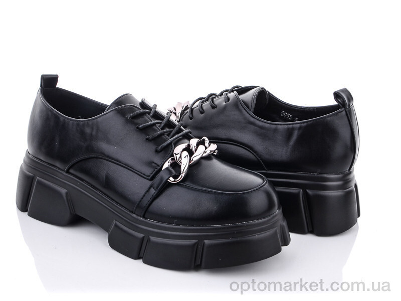 Купить Туфлі жіночі 5955-5 L&M чорний, фото 1
