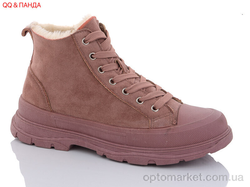 Купить Черевики жіночі 596-3 QQ shoes рожевий, фото 1