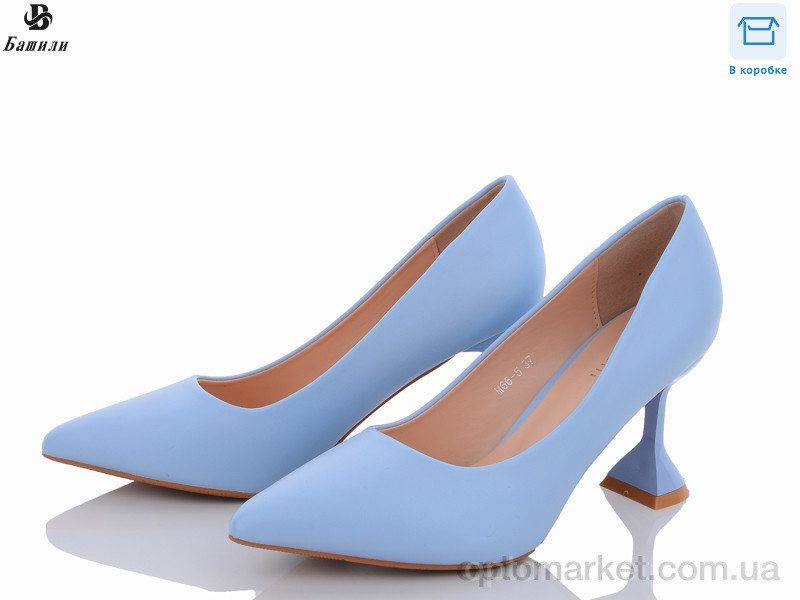 Купить Туфлі жіночі 5962-M66-5 Башили блакитний, фото 1