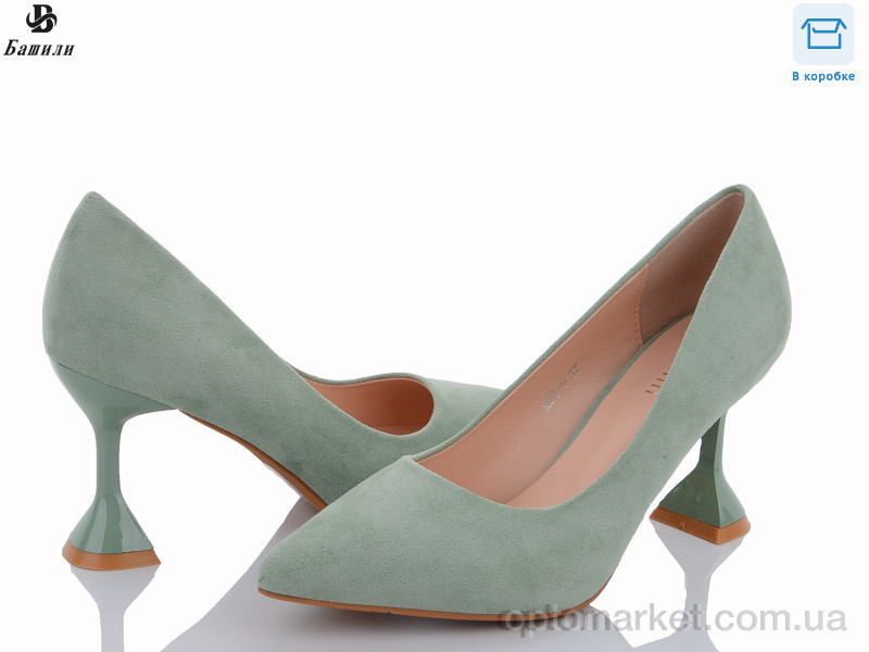 Купить Туфлі жіночі 5966-M66-9 Башили зелений, фото 1