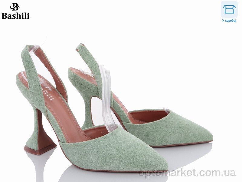 Купить Туфлі жіночі 5993-M90-9 Башили зелений, фото 1