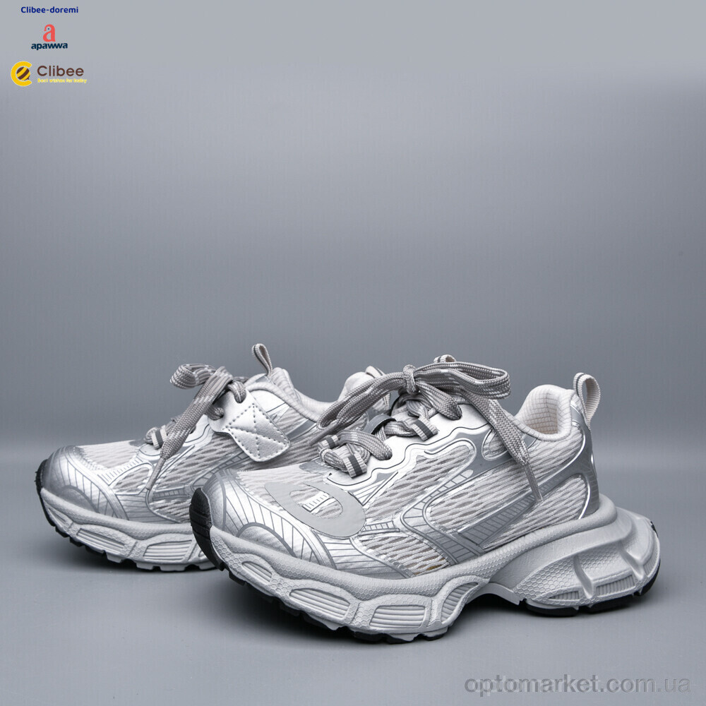 Купить Кросівки дитячі 59A26011 grey Apawwa срібний, фото 2