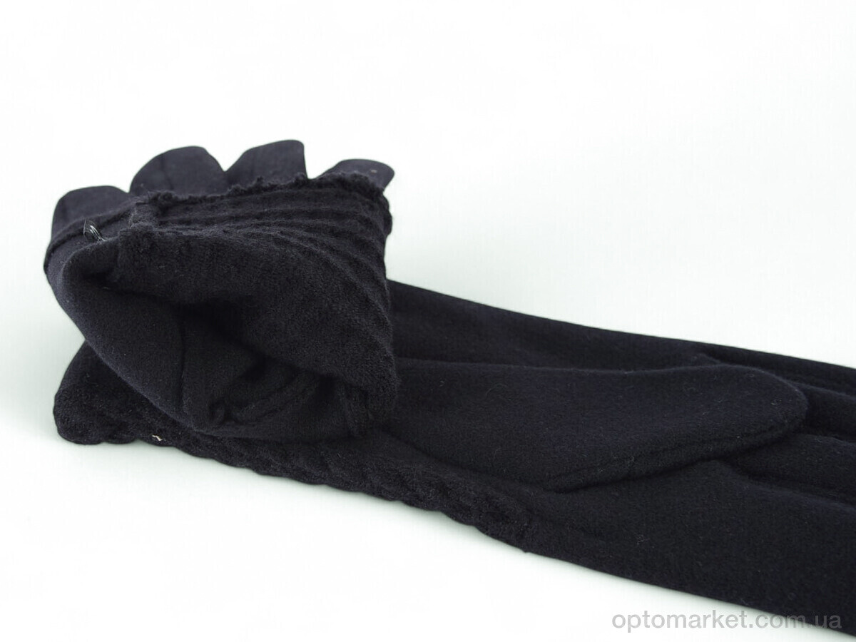Купить Рукавички жіночі 6-06 black Anjela чорний, фото 2