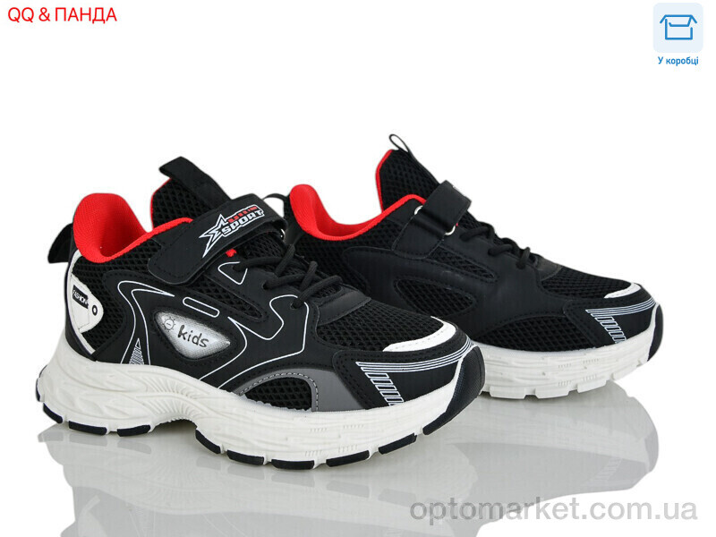 Купить Кросівки дитячі 6-140-1 QQ&Панда чорний, фото 1